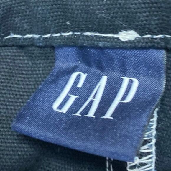 Gap Carpenter Women's Black High Waisted Wide Leg Baggy Trousers Pants Size 16 - Picture 4 of 6